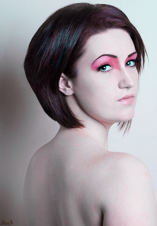Female model photo shoot of deek images in Toronto, makeup by DanielleK MUA