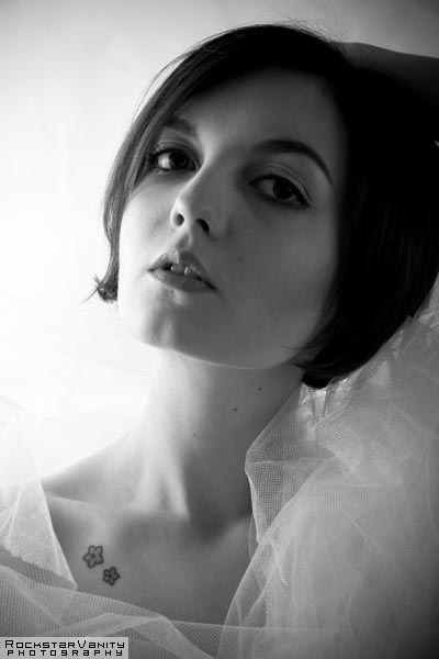 Female model photo shoot of FrancesM by RockstarVanity