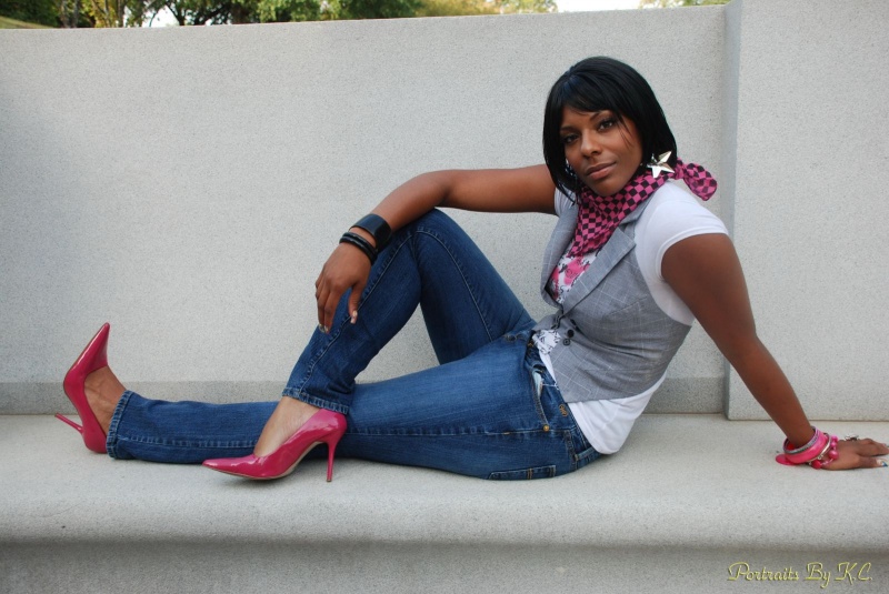 Female model photo shoot of shateaboo by Portraits By K C