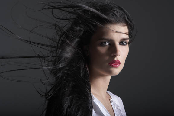 Female model photo shoot of NCfield Beauty Mark