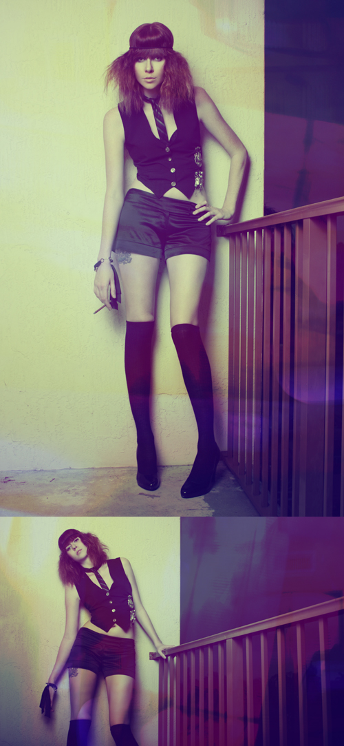 Female model photo shoot of alyssa jamison by RunningTearsPhotography, wardrobe styled by BLACKBIRD VANDALITA