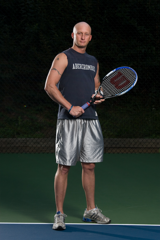 Male model photo shoot of R Scott Ritter by JLRPhoto in Tennis court in Reston