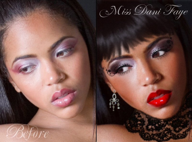 Female model photo shoot of Dani Faye Editing  and dani faye by Beautiful Rocks, makeup by Gynelle McBride