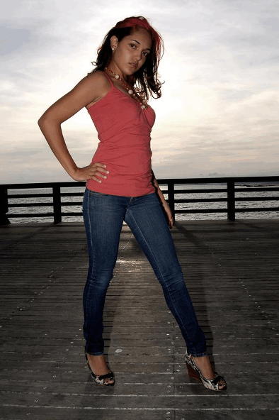 Female model photo shoot of NILSAMARIE by Mattey Photo in Coney island board walk!