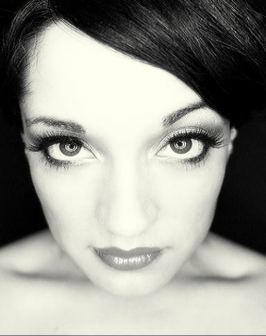 Female model photo shoot of Juliana Isabel by Tressness Photography in SoHo Salon, makeup by main addiction