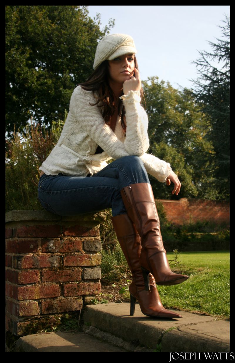 Female model photo shoot of Shellie D by Superpix in Orpington, The Priory Gardens