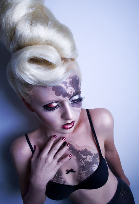 Female model photo shoot of Brianna Noelle K, makeup by SchockMakeup and melanie melanie