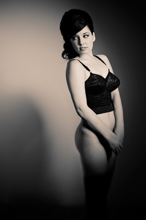 Female model photo shoot of Eva Valentine in Whitfield Studio