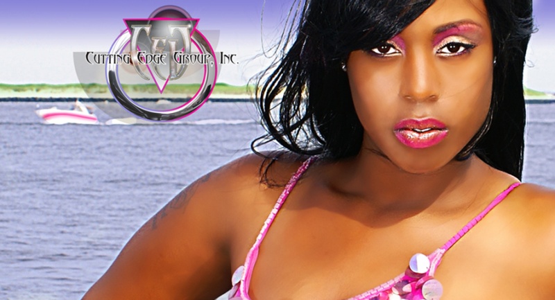 Male and Female model photo shoot of Cutting Edge Group Inc and India Marie in Atlanic City  Beach