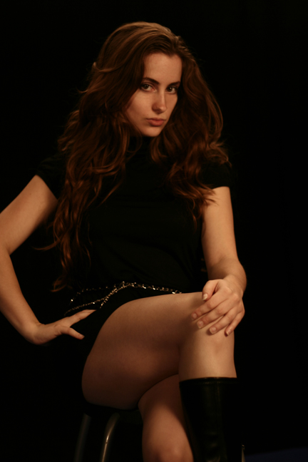 Female model photo shoot of Kail Scarlett in In studio