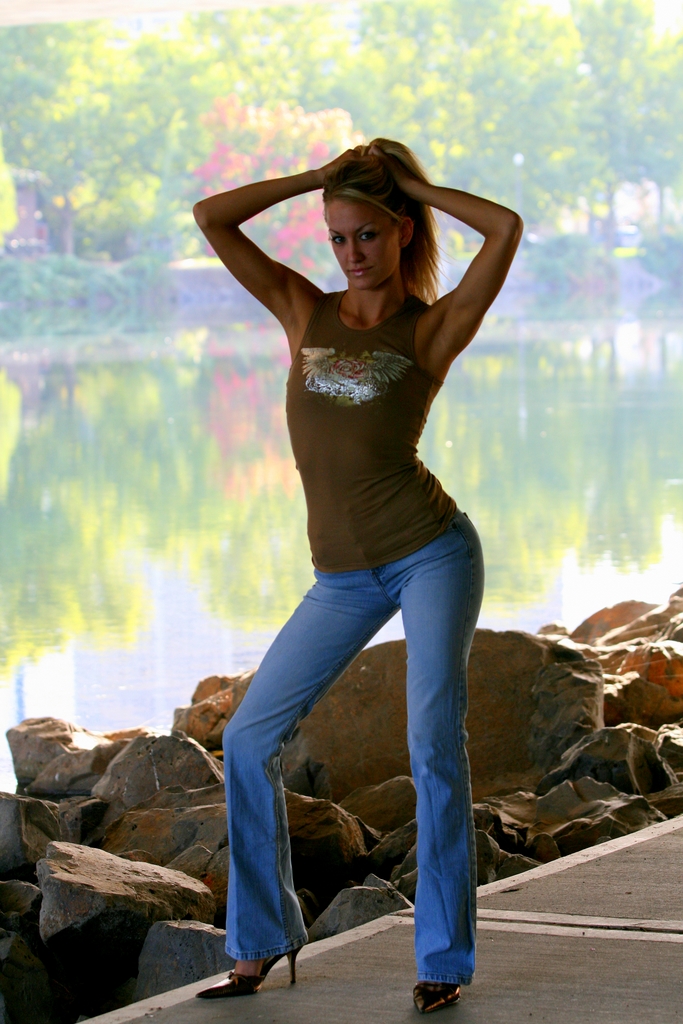 Female model photo shoot of Malibu aka Krystle by Gary Peterson Photo