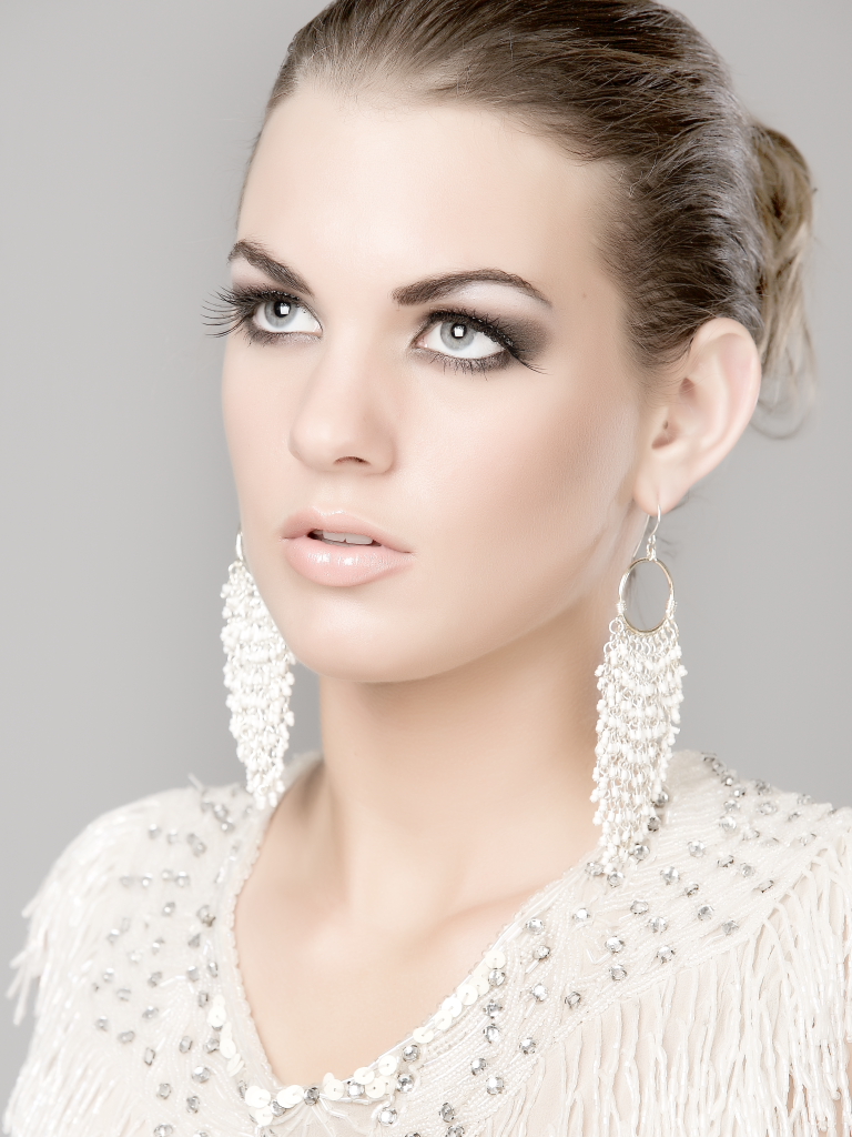 Female model photo shoot of Miah Mason by Robert Beczarski, makeup by black eyes makeup