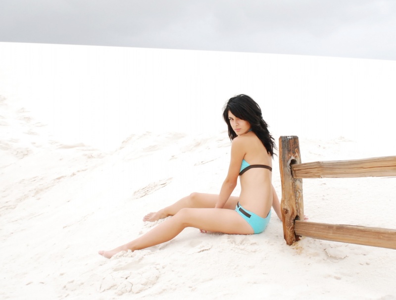 Female model photo shoot of Ashley Ontiveros in White Sands, NM