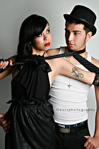 Male and Female model photo shoot of RICKY VII and diana_dee by Kris Flores