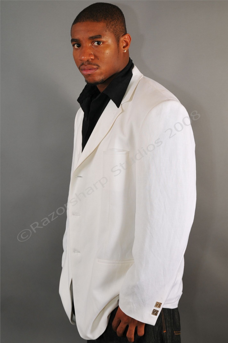 Male model photo shoot of Rickey Williams by RAZORSHARP STUDIOS in Chicago, clothing designed by MEEKIS INC