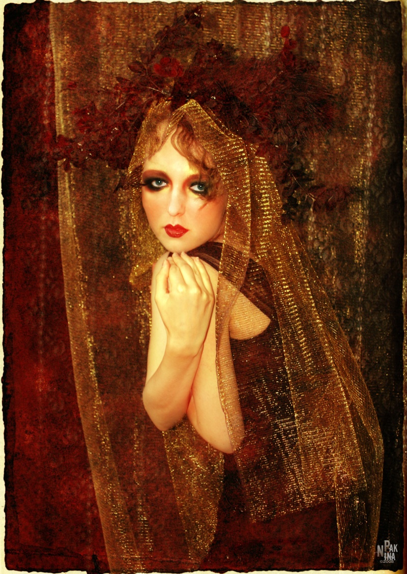 Female model photo shoot of Gothic Fairytales and Elektra Goncharova, makeup by Lauren Marler Thomas