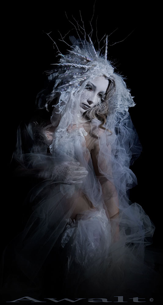 Female model photo shoot of KrissD by Digital_Arts in In a Kingdom Far, Far Away, makeup by Kat Pfender 