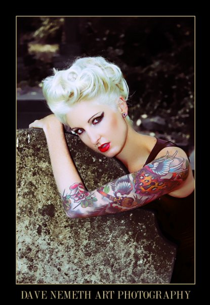 Female model photo shoot of Miss Betty Bones