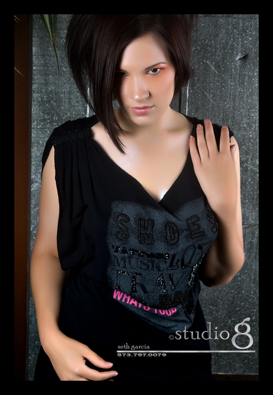 Female model photo shoot of Molly-Montgomery by Seth Garcia Photography in Club NV, makeup by Beqi