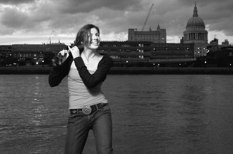 Female model photo shoot of Miker H in London, Southbank