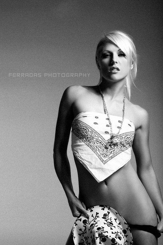 Female model photo shoot of Danielle Desselle by Paul Ferradas