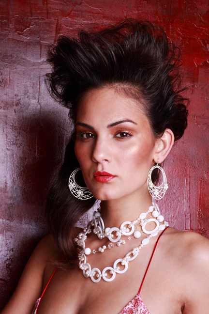 Female model photo shoot of Beauty by Arlene and Jasmine by John Landers