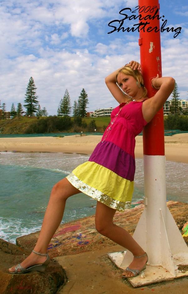 Female model photo shoot of skye stevens in port town beach