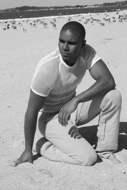 Male model photo shoot of Cedric Johnson in Half Moon Bay, CA