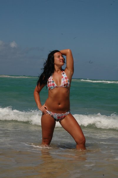 Female model photo shoot of Anna Lavrova in Punta Cana