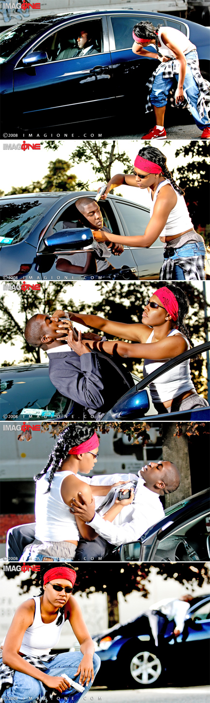 Male and Female model photo shoot of Imagione Photography, Foxy Squire and Chris AJ in The Ghetto USA