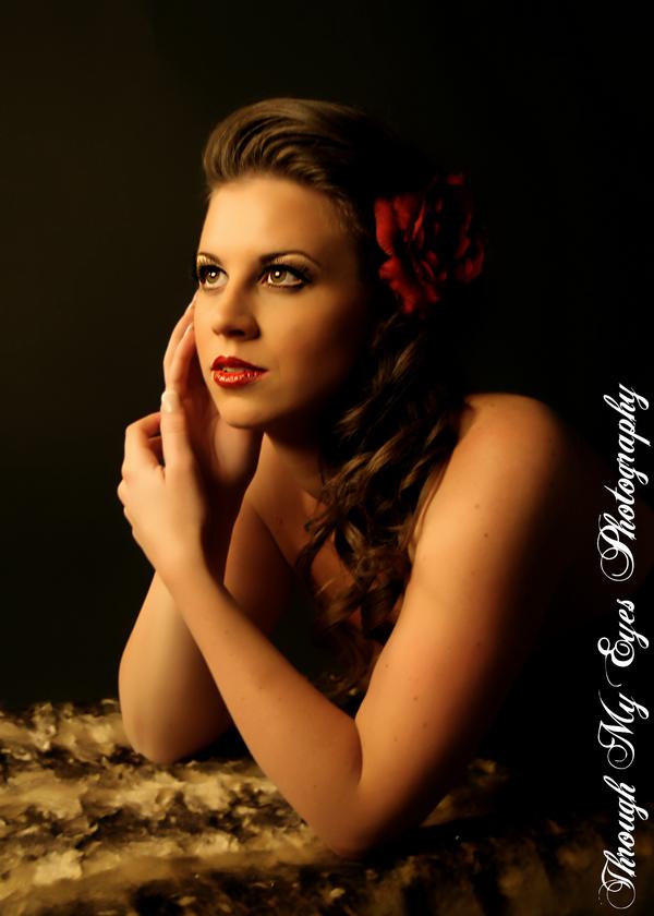 Female model photo shoot of Dixie Rebelle