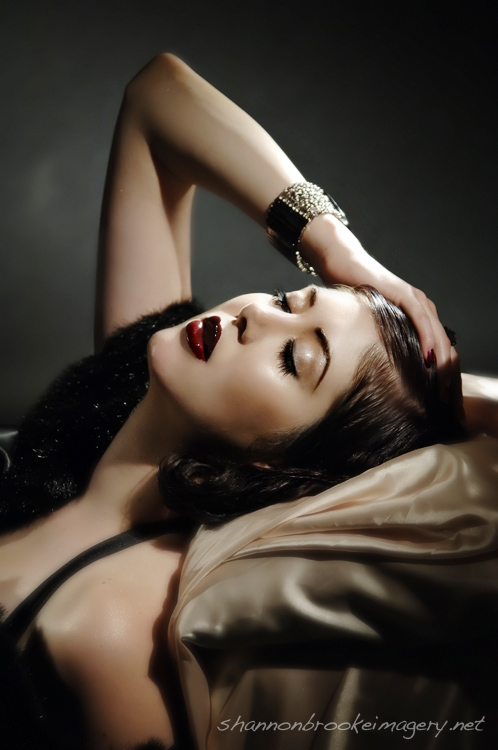 Female model photo shoot of Jennifer Corona by Shannon Brooke in Long Beach, makeup by Angel Jagger