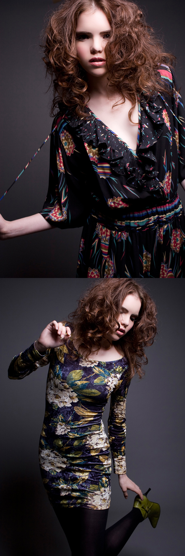 Female model photo shoot of Fitz Couture and RoseNoelle by Chris Lowe, hair styled by Sophia, makeup by renata makeup 