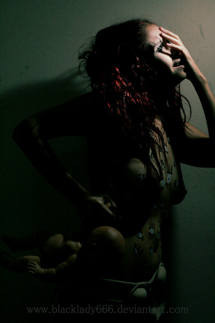 Female model photo shoot of Black Lady 666