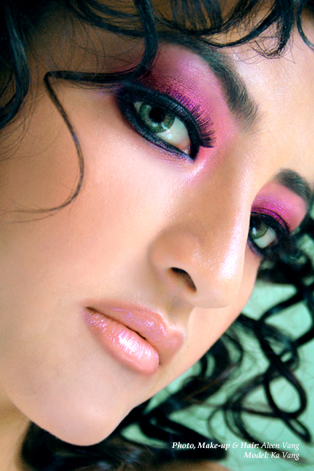 Female model photo shoot of Aleen Makeup and Hair