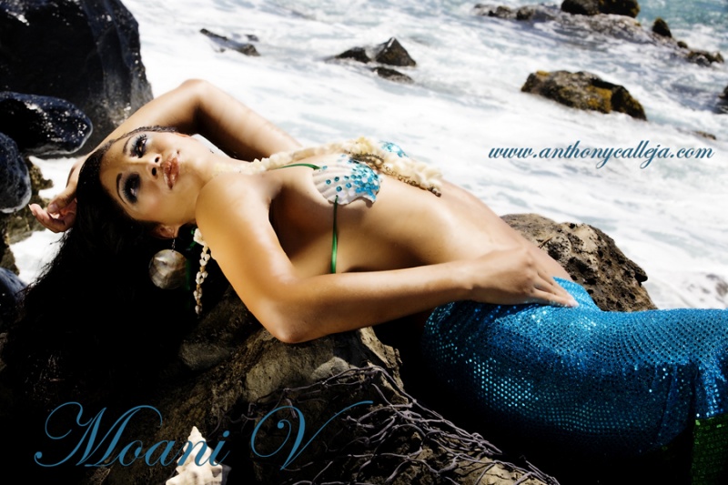 Male and Female model photo shoot of Anthony Calleja Hawaii and Moani in Oahu, Hawaii