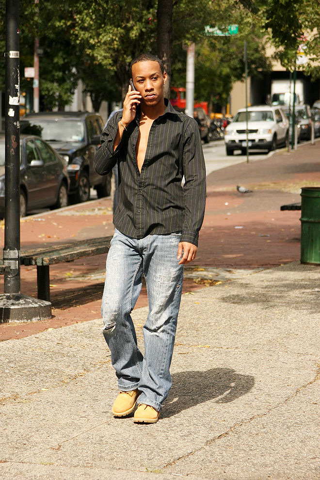 Male model photo shoot of Rashawn Lowry by Robert Polanco