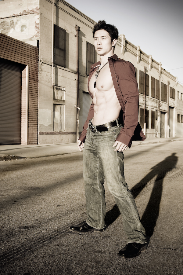 Male model photo shoot of Peter Le in Los Angeles