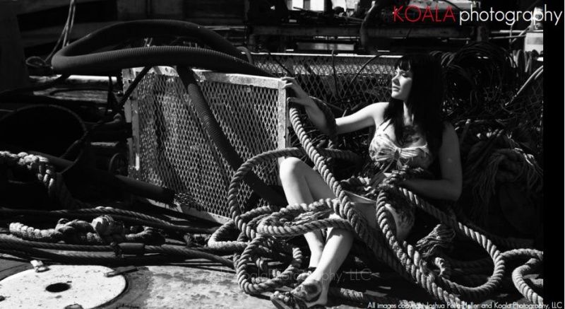 Female model photo shoot of Taylor Torture by Koala in Ship Yard