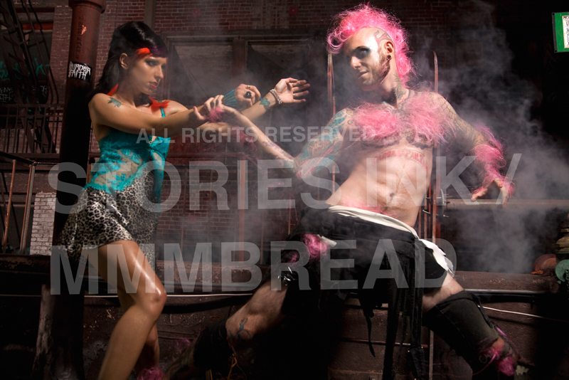 Male and Female model photo shoot of mmmbread, TREVOR WAYNE and airica michelle  in los angeles