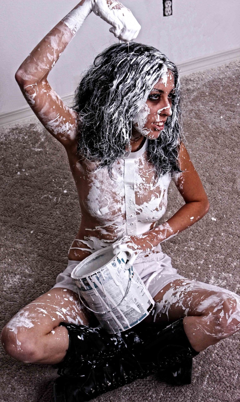 Female model photo shoot of Dementia Decay by atfirstsightphoto in studio
