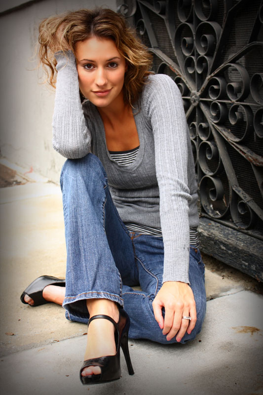 Female model photo shoot of April Renee Williamson by Garrett Sanders in The Battery; Charleston, SC