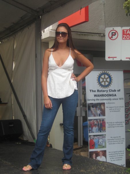 Female model photo shoot of Emilia G in Wahroonga Fair