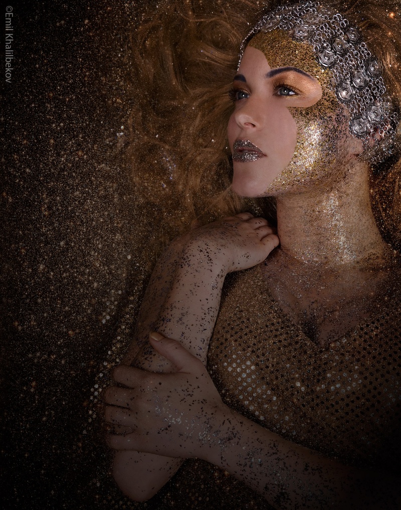 Female model photo shoot of Yulia P by PhotoMontage, makeup by QTMakeup By Cynthia N