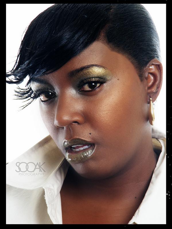 Female model photo shoot of CREATIVE DIRECTOR TL by Steven D Hill, makeup by Make Up By StevenDHill