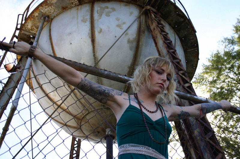Female model photo shoot of MrsCat in Old Water Tower, Spindale