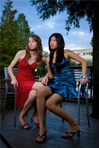 Female model photo shoot of jennifer lin and Jamie-Lee v in downtown orlando