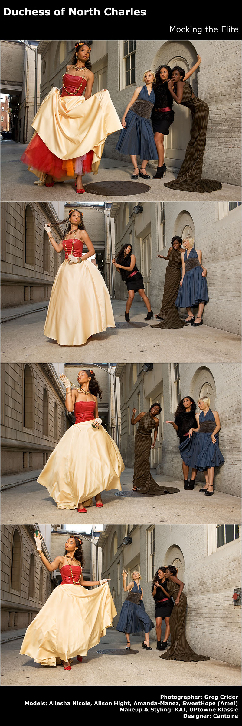 Female model photo shoot of Amanda Manez, SweetHope, Aliesha Nicole and Alison Lee by criderphotography in Baltimore, MD, makeup by UPtowne Klassic