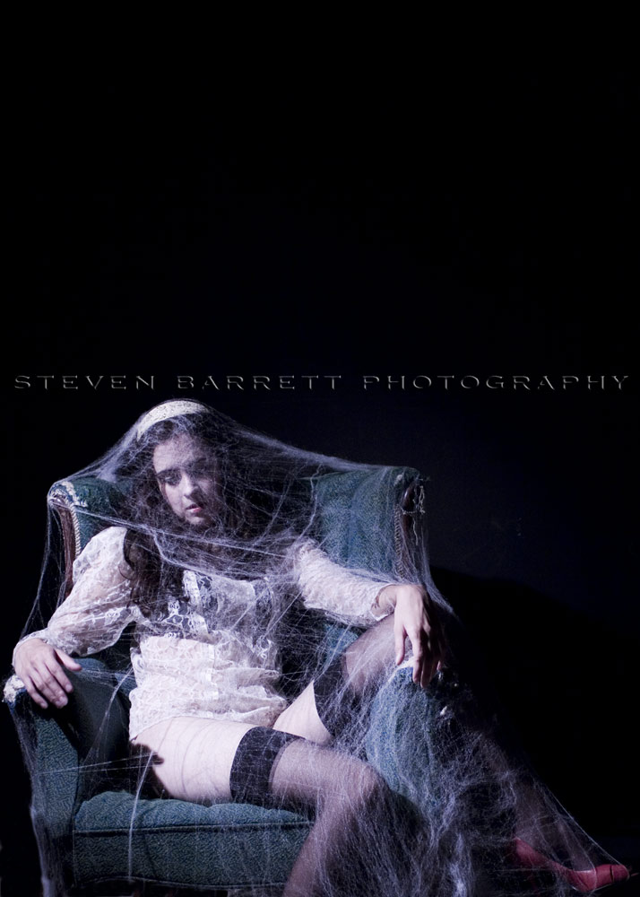 Male and Female model photo shoot of Steven Barrett and EmberAmber in studio