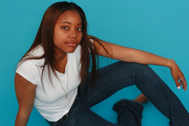 Female model photo shoot of Joy Curvey in Harlem Studio